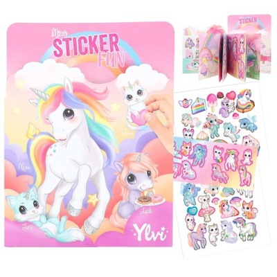 NOWOŚĆ Zestaw z naklejkami Jednorożec Ylvi Mini Sticker Fun Unicorn