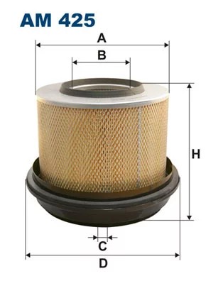 ФІЛЬТР ПОВІТРЯ ФІЛЬТРON AM 425