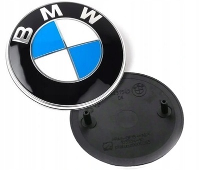 EMBLEMA BMW TAPA DE MALETERO PARTE TRASERA MALETERO LOGOTIPO INSIGNIA 82MM  