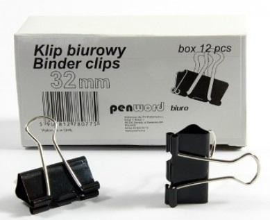 Klip biurowy 32 mm