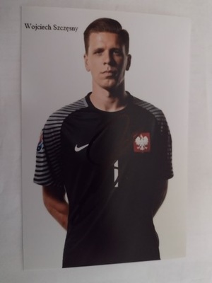 Zdjęcie 10x15 autograf Polska Wojciech Szczęsny Euro 2016