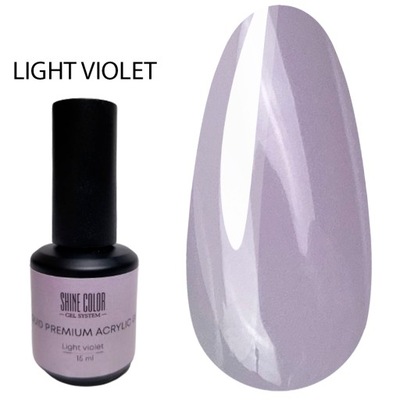 Shine Color Light Violet 15 ml żel konsystencji bazy Liquid Premium Gel