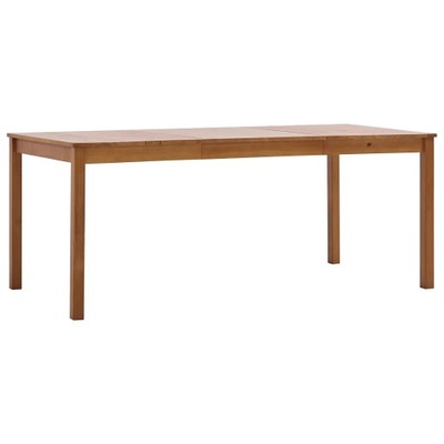 Stół jadalniany z litego drewna - 180x90x73 cm, miodowy brąz