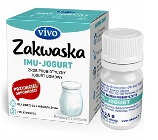 VIVO ZAKWASKA IMU DO JOGURTU PROBIOTYCZNEGO 2 SZT