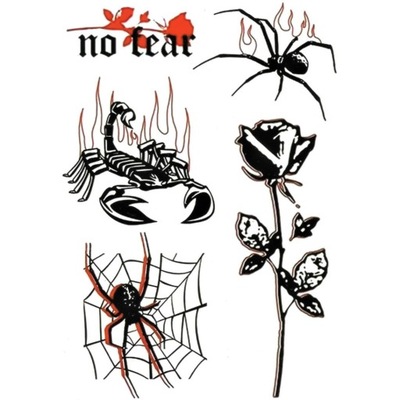 Tatuaż na halloween pajęczyna pająk