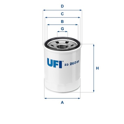 ФИЛЬТР МАСЛА UFI (OEM QUALITY) MAZDA фото