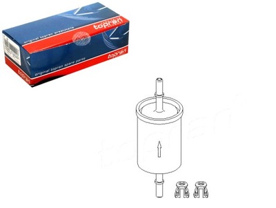 FILTER FUEL OPEL PETROL WT TOPRAN - milautoparts-fr.ukrlive.com