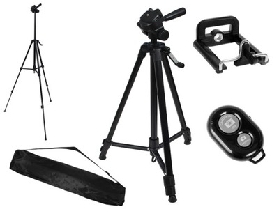 STATYW 4W1 PILOT TRIPOD UCHWYT NA TELEFON 157 cm