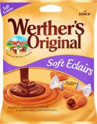 Werthers Soft Eclair cukierki toffii z nadzieniem czekoladowym 180 g