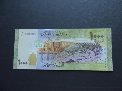 SYRIA 1000 POUNDS 2013