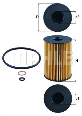 ФИЛЬТР МАСЛА BMW 5 (F10), 5 (F11), 5 (G30, F90), 5