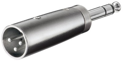 Adapter audio wtyk XLR - wtyk Jack 6,35mm Goobay