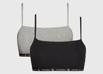 Calvin Klein Biustonosz bralette 000QF7215E S Unlined Bralette 2PK