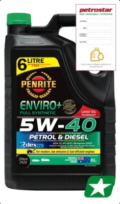 PENRITE ENVIRO+ 5W40 6L
