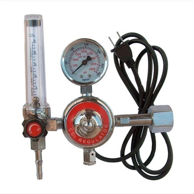 Reduktor do argonu co z rotametrem podgrzewaczem 36V
