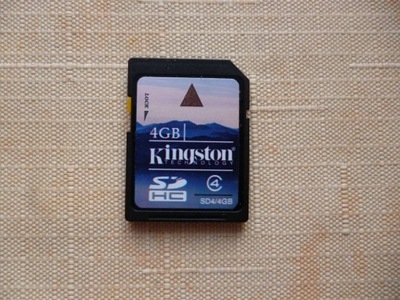 Karta pamięci SDHC Kingston 4 GB klasa 4