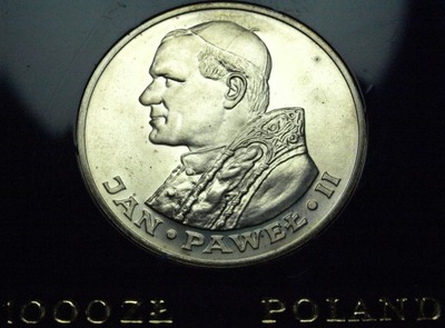 1000 zł złotych 1983 Jan Paweł II SREBRO