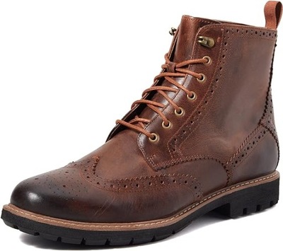 462 Clarks Trzewiki męskie Batcombe Lord Dark Tan Lea r. 45