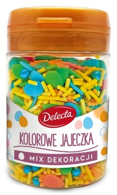 Dekoracje Kolorowa łąka Delecta 55g posypka do ciast, muffinek, babeczek