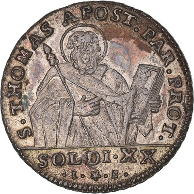 Moneta, DEPARTAMENTY WŁOSKIE, PARMA, Ferdinand I,