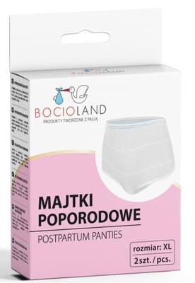 Bocioland MAJTKI POPORODOWE SIATECZKOWE 2 szt. XL