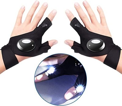 GUANTES CON SWIATLEM LED, PARA ELEKTRYKOW  