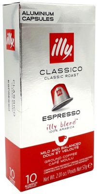 Illy Classico Espresso kapsulki nespresso 10 kapsułek