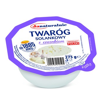 Jana Twaróg solankowy z czosnkiem 275g