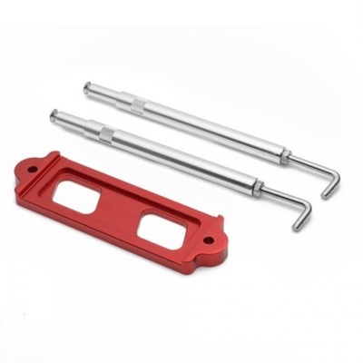 SOPORTE BATERÍA DE ALUMINIO HONDA CIVIC CRX 92-00 ROJA  