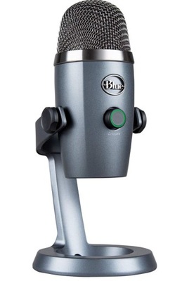 Mikrofon studyjny pojemnościowy Logitech Blue Yeti Nano USB do streamingu