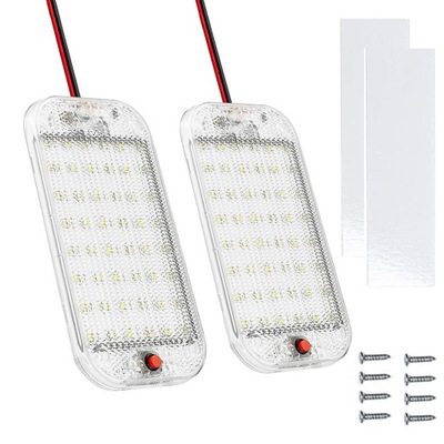 ФАРА SUFITOWA LED (СВЕТОДИОД ) 12V ПЛАФОН ОСВЕЩЕНИЕ DO RV KAMPERÓW ПРИЦЕПА