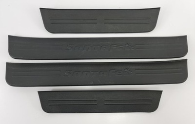 Накладки накладки порог hyundai santa fe ii комплект фото №1