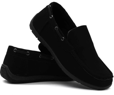 Buty chłopięce wsuwane American Club KOM56/24 - czarne 34