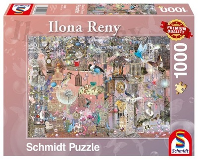 Puzzle 1000 Ilona Reny Różowe piękno