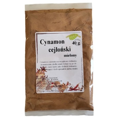 Przyprawy Stasia Cynamon Cejloński mielony 40g