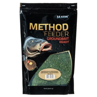 Zanęta JAXON METHOD FEEDER MARCEPAN ZIELONY 750g