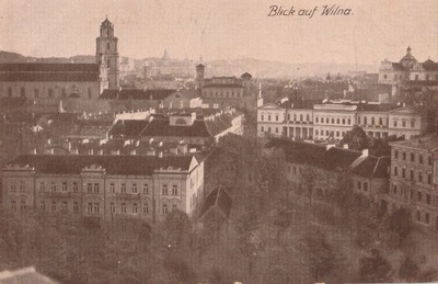 WILNO. Panorama miasta. Blick auf Wilna