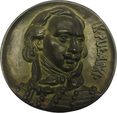 Medalion Medal Plakieta Kazimierz Pulaski