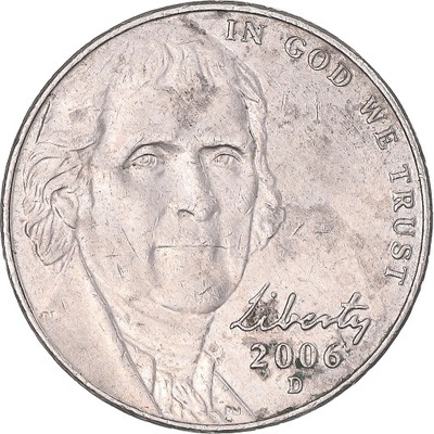 Moneta, USA, 5 Cents, 2006