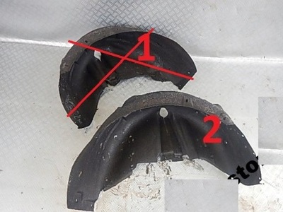 Audi a6 c6 lift підкрилок задні ліва праве задня фото №1