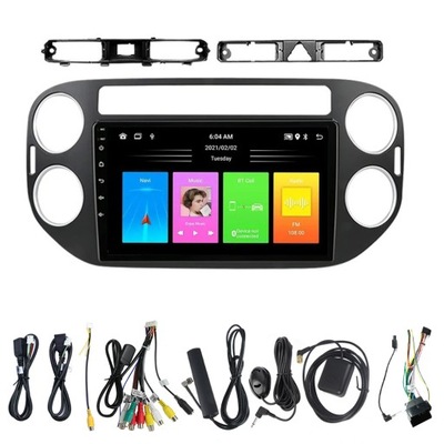 CAR RADIO STEREO 2DIN ANDROID 13 GPS VW VOLKSWAGEN TIGUAN 1 NF 2006 -2016  