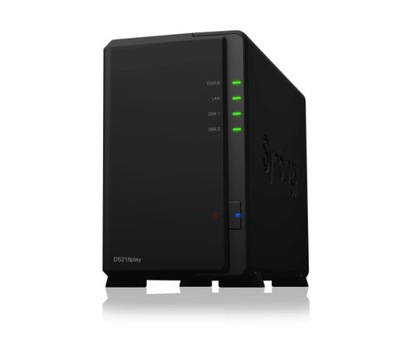 NAS Synology DS218play 2x0HDD, 4x1.4GHz, 1GB, 1xLAN, 2xUSB