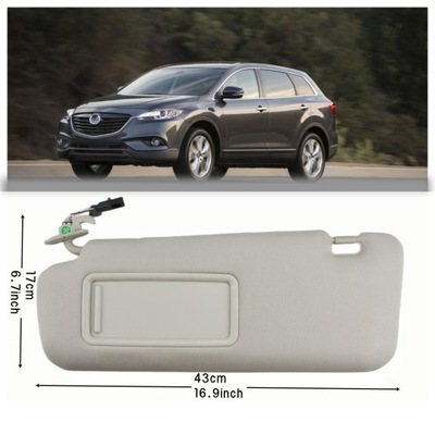 LEFT SIDE SUN VISOR FOR MAZDA CX-9 2010 - 2015  