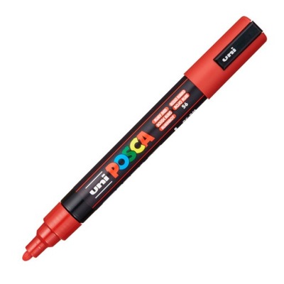 Marker UNI POSCA PC-5M czerwony rubinowy (56)