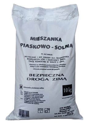 mieszanka drogowa sól z piaskiem 20 kg sol piasek