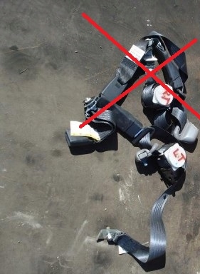 Subaru forester ii 05-08 pas безопасности задний фото №1