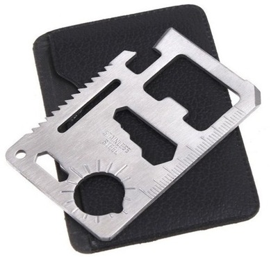 KARTA PRZEŻYCIA SURVIVAL MULTITOOL NIEZBĘDNIK 11w1