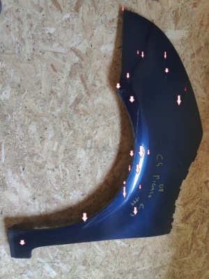 Крыло левый перед citroen c4 picasso ii 06-13 фото №1