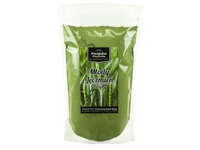 MŁODY JĘCZMIEŃ ZIELONY PROSZEK POLSKI 1KG SWOJSKA PIWNICZKA