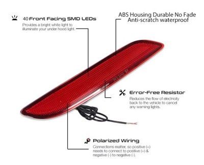 Chrysler pacifica 2017 2021- лампа лампа w бампера задняя противотуманная led фото №1